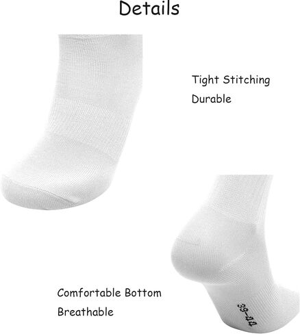 Soccer Socks for Men & Women White Knee High Football & Softball Sports Wicking Non-Slip Athletic Long Socks (1 Pair) in Saudi Arabia