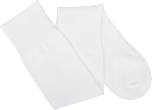 Soccer Socks for Men & Women White Knee High Football & Softball Sports Wicking Non-Slip Athletic Long Socks (1 Pair) in Saudi Arabia