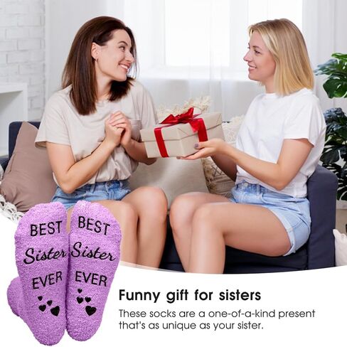 Sunia Funny Socks Gifts for Women - Mother in Law ، الابنة في القانون هدايا عيد الأم ، أفضل هدايا عيد الميلاد الشقيقة in Kuwait