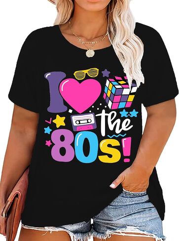 لقد جعلني Baby 90s قميصًا: نساء بالإضافة إلى حجم 90s القمصان Retro 80's Tshirt tshirt in Saudi Arabia
