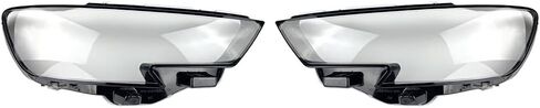 Chcury1 Headlight Lens Cover Head Lampshade Replacement PC Shell for Audi A3 2017 2018 2019 2020, Left & Right Side in Saudi Arabia