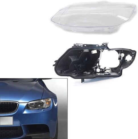 CHCURY1 CLEAR LANDAMP LENS COVER LAMPSING LAMPSING و REAR SHELL القاعدة البديلة اليسرى لـ BMW 3 Series E92 E93 M3 328I 335I 2006 2007 2008 2008 in Saudi Arabia