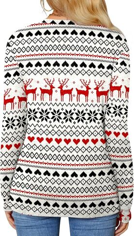 BISHUIGE Womens Long Sleeve Henley Tunic Tops Button T-Shirts V-Neck Casual Sweatshirt in Kuwait
