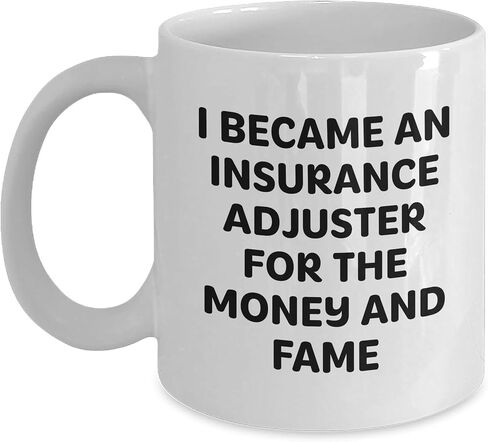 Gifts from Family and Friends to Insurance Adjusters - Funny White Coffee Mug for Christmas in Saudi Arabia