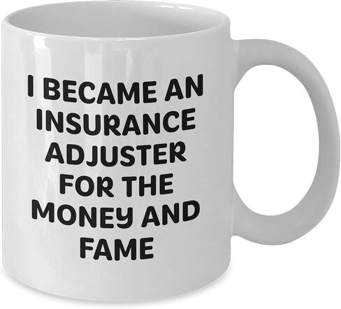 Gifts from Family and Friends to Insurance Adjusters - Funny White Coffee Mug for Christmas in Saudi Arabia