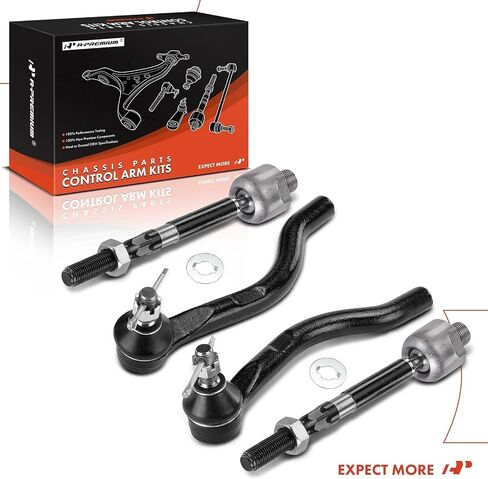 A-Premium Set of 4, Front Inner & Outer Tie Rod End Kit, Compatible with Honda Civic 2016-2021, Insight 2019-2022 in Saudi Arabia