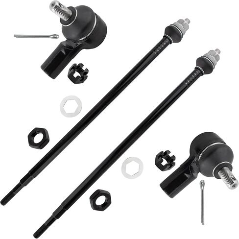 BOXI 4pcs Front Inner Outer Tie Rod Ends Fit for Honda Element 2003 2004 2005 2006 2007 2008 2009 2010 2011 Sport Utility 4-Door 2.4L | ES80995 EV800242 in Saudi Arabia
