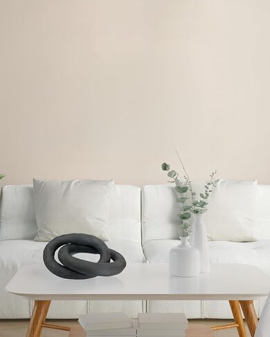 UPWOIGH White Knot Inspired Modern Ceramic Decor,Large Minimalist Coffee Table Decor,6.02x8.07in,Big Handmade Boho Ceramic Link Chain Decorative Home Décor for Living Room in Saudi Arabia