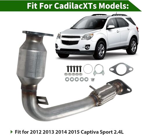 Catalytic Converter Front & Rear Compatible with Chevrolet Equinox, GMC Terrain 2010 2011 2012 2013 2014 2.4L l4 Catalytic Convertor High Performance 54850 50507 16581 in Saudi Arabia