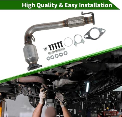 Catalytic Converter Front & Rear Compatible with Chevrolet Equinox, GMC Terrain 2010 2011 2012 2013 2014 2.4L l4 Catalytic Convertor High Performance 54850 50507 16581 in Saudi Arabia