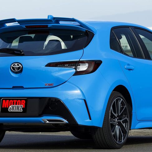 SlickMod PreCut Vinyl Smoke Tint for 2019-2021 Toyota Corolla Hatchback Reflector (4. Reflector, 35 Light Smoke) in Saudi Arabia