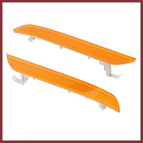 1 Pair Car Front Bumper Reflector Strip Cover Right Left Side 63147179991 63147179992 for BMW X6 2008-2014 Replace Parts in Saudi Arabia