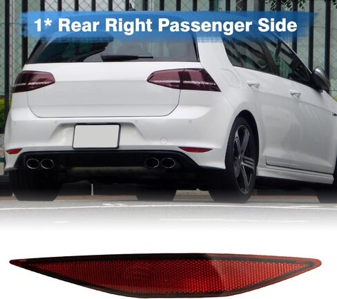 Rear Reflector Bumper 5G0945106, Compatible with VW Golf MK7 2012-2016, Rear Safety Bumper Reflector Tail Light - Rear Right Passenger Side in Saudi Arabia