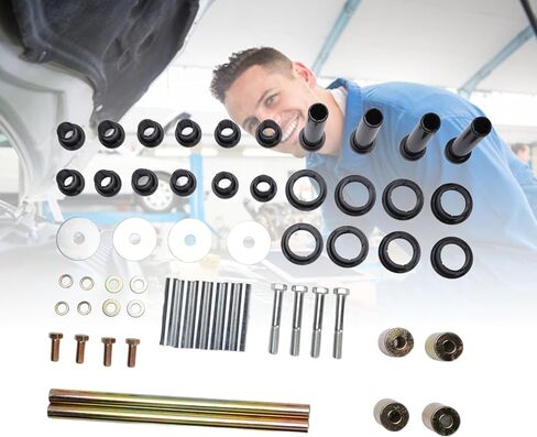 Bushing Shafts Kit 60PCS Rear Left and Right A Arm Bushing Shafts Blots Kit 5434551 Replacement for Sportsman 400 450 500 600 700 800 in Saudi Arabia