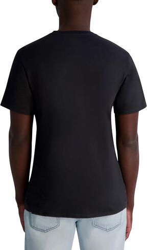 KARL LAGERFELD Men's Short Sleeve Crewneck Karl Knight Graphic Design T-Shirt in Kuwait