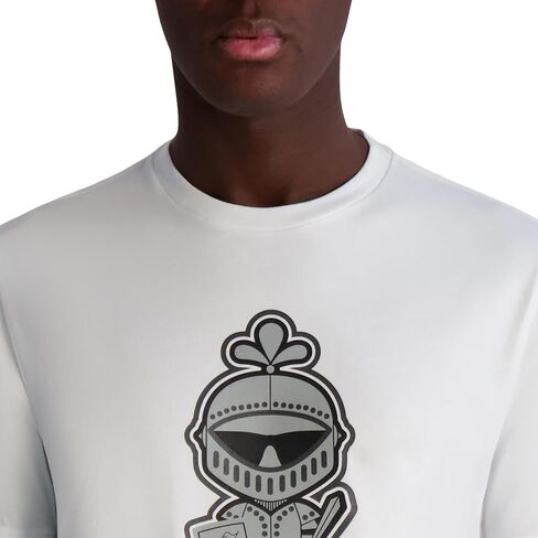 KARL LAGERFELD Men's Short Sleeve Crewneck Karl Knight Graphic Design T-Shirt in Saudi Arabia