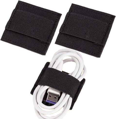 Tactical Cable Storage Board, Fastening Cable Ties Strap Helmet Headphone Vest Backpack Accessories Wires Organizer Holder (3 Black) in Kuwait