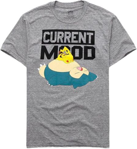 Pokemon Current Mood Pikachu Snoralax T-Shirt in Saudi Arabia