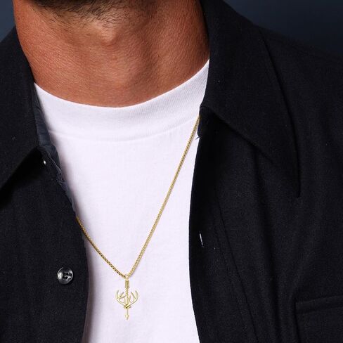 Hunting Arrow Deer Antler Necklace 925 Sterling Silver Archery Pendant Arrow Hunting Jewelry Gifts for Men Women in Kuwait