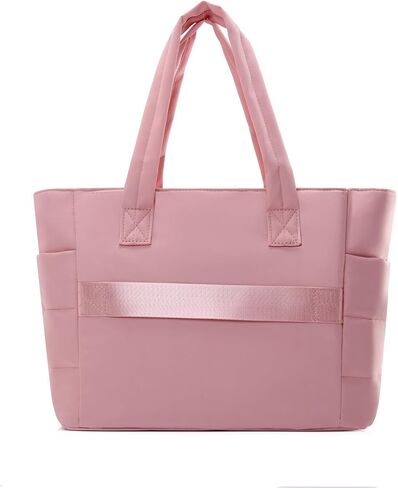 DENGSHANYANG Tote Bag for Women, Lightweight Puffy Tote Bag with Compartments, Quilted Shoulder Bag Handbag for Travel, Work in Kuwait
