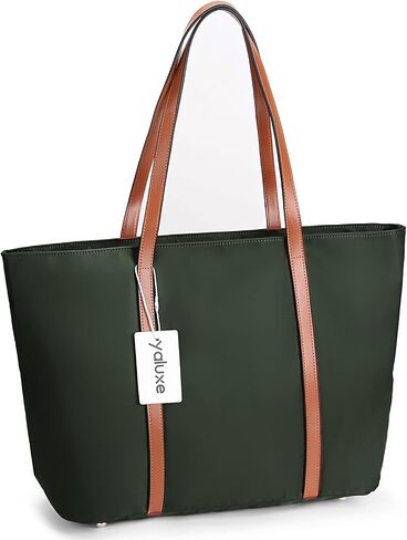 YALUXE Women's Nylon Tote Bags Large Capacity Shoulder Bags Work Handbags Purses in Saudi Arabia