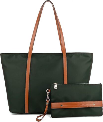 YALUXE Women's Nylon Tote Bags Large Capacity Shoulder Bags Work Handbags Purses in Saudi Arabia