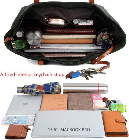 YALUXE Women's Nylon Tote Bags Large Capacity Shoulder Bags Work Handbags Purses in Saudi Arabia