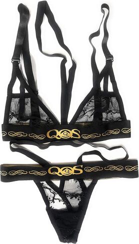 QOS Queen of Spades - Limited Edition - QOS Strap Lace Lingerie Set - Hotwife - Vixen - Cuckold in Saudi Arabia