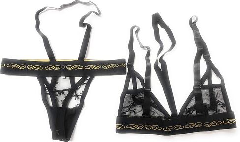QOS Queen of Spades - Limited Edition - QOS Strap Lace Lingerie Set - Hotwife - Vixen - Cuckold in Saudi Arabia