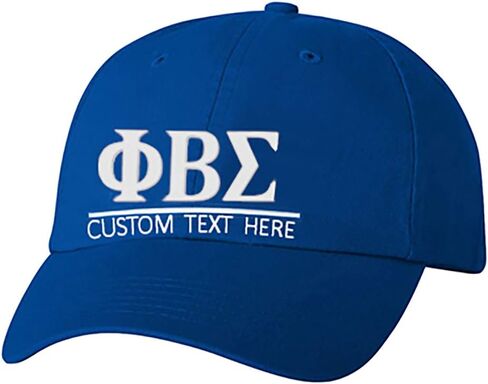 Personalized Phi Beta Sigma Greek Line Hat in Saudi Arabia