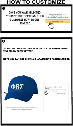 Personalized Phi Beta Sigma Greek Line Hat in Saudi Arabia