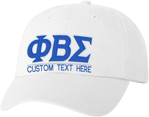 Personalized Phi Beta Sigma Greek Line Hat in Saudi Arabia