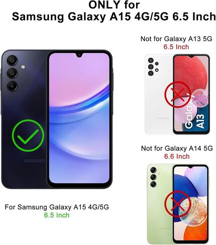 HianDier for Samsung A16 5G Case Wallet with Card Holder Women Men PU Leather Galaxy A16 5G Phone Case Shockproof Protective Cover for Samsung A16 Case Magnetic Closure for Galaxy A16 5G Case-Black in Kuwait