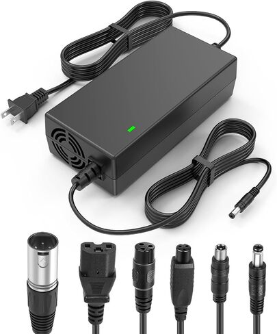 New 24V 5A Battery Charger for Electric Bike, Wheelchair, Mobility EA1065, S150 180 X-CEL, Jazzy 1107,1121, 1121 HD, 614, 614 HD Smart Automatic with 3-Pin Male XLR Connector in Saudi Arabia