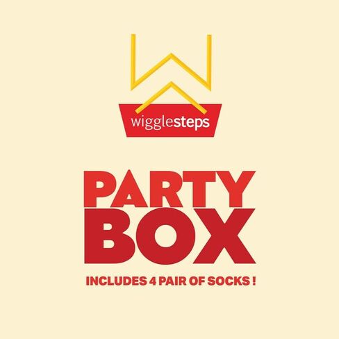 Wigglesteps - Funny Socks for Women & Men, Novelty Socks, Cool & Crazy Colorful Socks - Dog Box Design 2 Pairs in Saudi Arabia