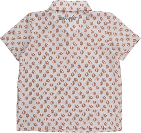 RUGGEDBUTTS Baby/Toddler Boys Knit Collared Short Sleeve Active Performance Polo in Saudi Arabia