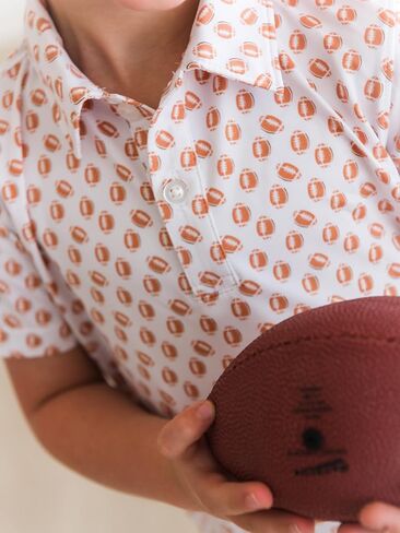 RUGGEDBUTTS Baby/Toddler Boys Knit Collared Short Sleeve Active Performance Polo in Saudi Arabia