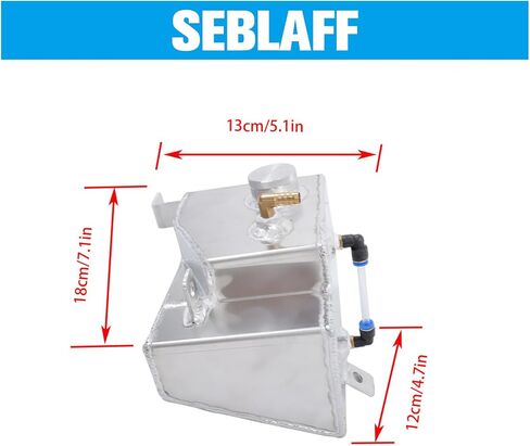 Coolant Expansion Recovery Overflow Tank Aluminum Replacement for Miata 1990-1997 in Saudi Arabia