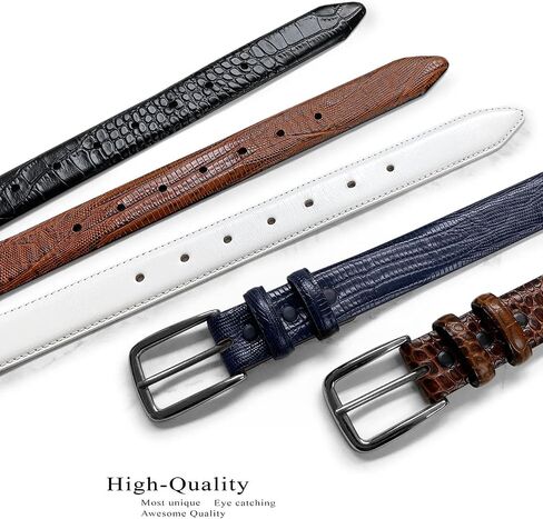 BS3208_Genuine حزام جلد البقر الكامل للحبوب البليار in Kuwait