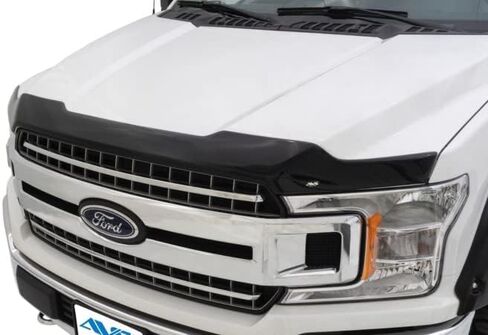 Auto Ventshade [AVS] Aeroskin Hood Protector | Fits 2017 - 2024 Nissan Titan | Low Profile Deflector / Bug Shield - 1 pc., Smoke | 322147 in Saudi Arabia