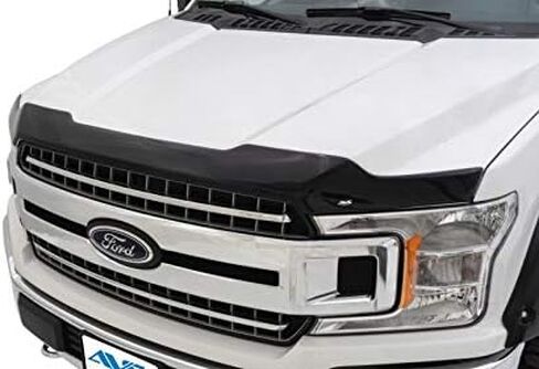 Auto Ventshade [AVS] Aeroskin Hood Protector | Fits 2017 - 2024 Nissan Titan | Low Profile Deflector / Bug Shield - 1 pc., Smoke | 322147 in Saudi Arabia