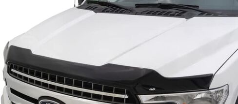 Auto Ventshade [AVS] Aeroskin Hood Protector | Fits 2017 - 2024 Nissan Titan | Low Profile Deflector / Bug Shield - 1 pc., Smoke | 322147 in Saudi Arabia