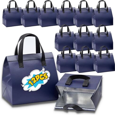 100 Pcs Insulated Take Away Bags, Disposable Lunch Bags For Food Takeaways, Coffee, Milk Tea, Seafood, Pizza, For Restaurants And Grocery Shops 9.5 x 6 x 10 In (white) in Saudi Arabia