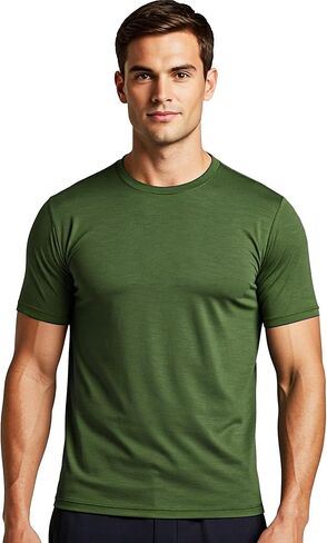 Men’s UPF 50+ Sun Protection Swim Shirts Rash Guard UV SPF Bamboo Viscose Short Sleeve Cooling Water Beach Fishing Shirt in Saudi Arabia