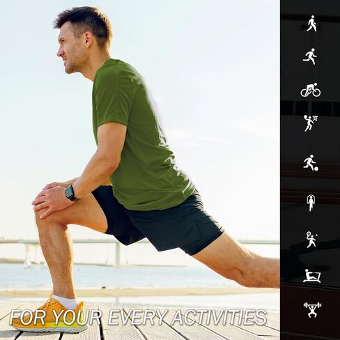 Men’s UPF 50+ Sun Protection Swim Shirts Rash Guard UV SPF Bamboo Viscose Short Sleeve Cooling Water Beach Fishing Shirt in Saudi Arabia