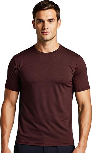 Men’s UPF 50+ Sun Protection Swim Shirts Rash Guard UV SPF Bamboo Viscose Short Sleeve Cooling Water Beach Fishing Shirt in Saudi Arabia