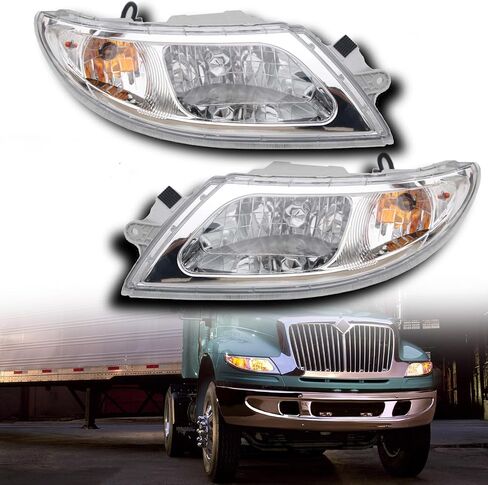 جمعية المصابيح الأمامية لعام 2002-2016 International 4100 4200 4300 4400 8500 8600 Assenger & Driver Side Liptive Assembly for International Durastar in Saudi Arabia