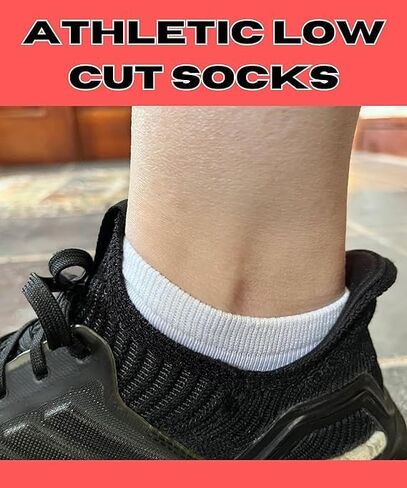 Tipi Toe Women's Athletic Cushioned Comfort Ankle Socks With Arch Support, Mesh Design. Perfect for Running & Sports (6 Pack) in Kuwait
