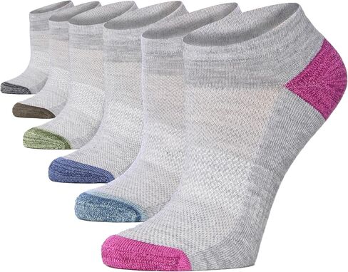 Tipi Toe Women's Athletic Cushioned Comfort Ankle Socks With Arch Support, Mesh Design. Perfect for Running & Sports (6 Pack) in Kuwait