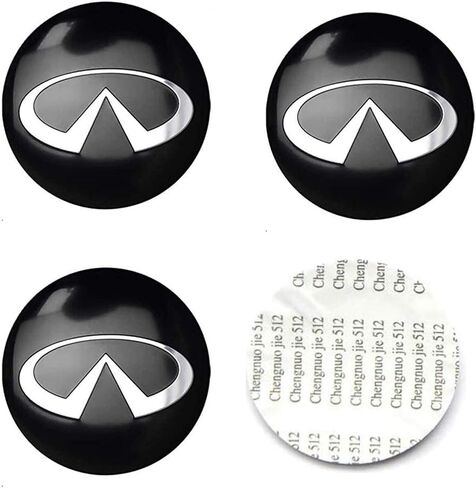 4 PCS تعيين 65 مم Infiniti Emblem Wheel Center Center Cops Cover Cover مع 4 PCS صمام الإطارات COPS COPS in Saudi Arabia